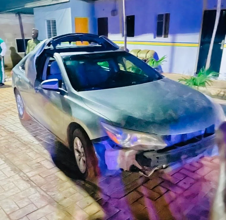 Ogun police track stolen car to Ifo hotel, arrest suspect Ogun police track stolen car to Ifo hotel, arrest suspect