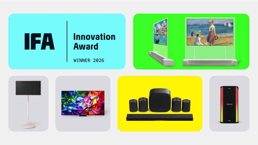 LG Electronics wins “Best Brand” at IFA 2026, multiple honours at IFA Innovation Awards LG Electronics wins “Best Brand” at IFA 2026, multiple honours at IFA Innovation Awards