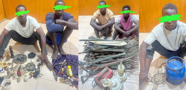 Osun Amotekun arrests five suspects over alleged criminal activities Osun Amotekun arrests five suspects over alleged criminal activities