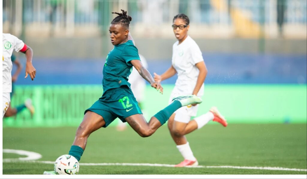 2028 Olympics Qualifier: Super Falcons beat Comoros 2-0 in first leg 2028 Olympics Qualifier: Super Falcons beat Comoros 2-0 in first leg