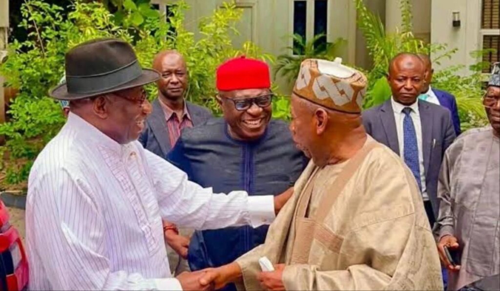 2027: Jonathan, Ganduje meet in Abuja 2027: Jonathan, Ganduje meet in Abuja